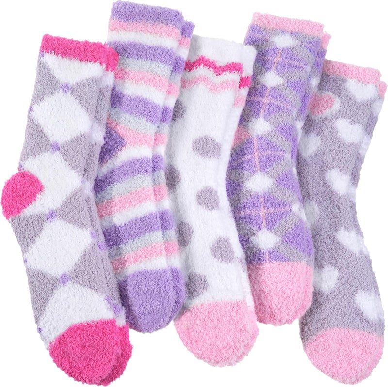 ANTSANG Womens Fuzzy Socks Fluffy Slipper Cozy Cabin Winter Soft Fleece Warm Comfy Thick Christmas Gift Socks - Image 1
